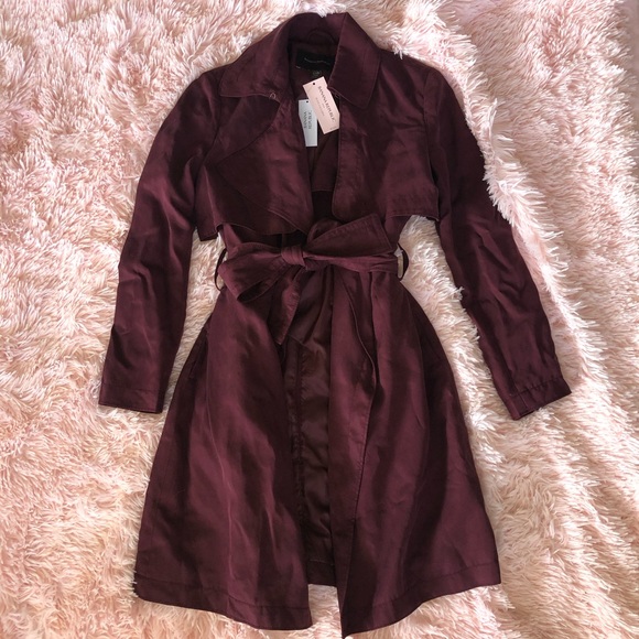 Banana Republic Jackets & Blazers - Maroon Peacoat